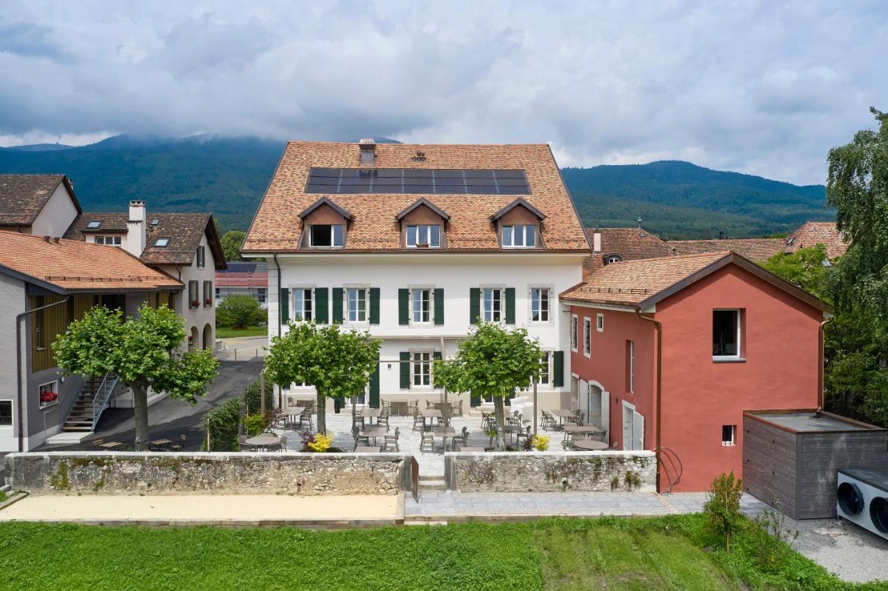 Auberge La Croix-Blanche Gingins Kültér fotó